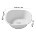 thumbnail image 3 of Ohufall Large Square Plastic Wash Basin Thickened Tub For Laundry Washing Vegetables And Foot Soaking, 3 of 6