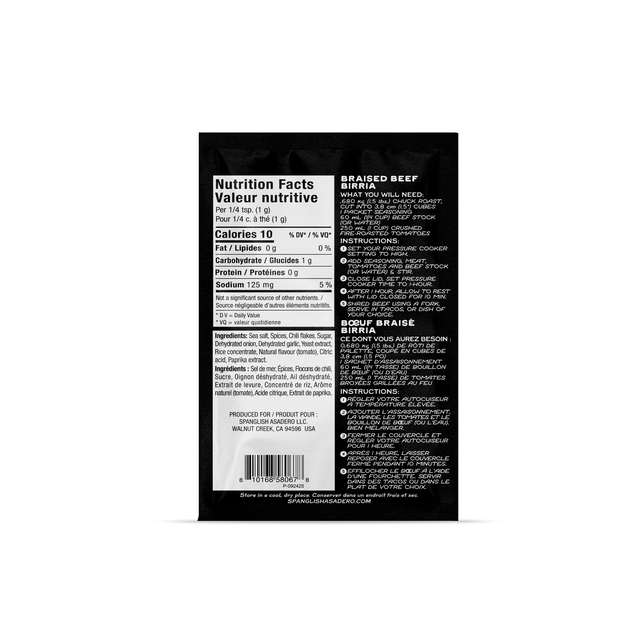 Spanglish Birria Seasoning, 28g