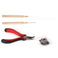 thumbnail image 2 of Hair Extension Tool Kit, 100PCS Silicone Beads, Hair Extension Tools for Feather and Hair Extensions, 2 of 7