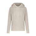 thumbnail image 4 of Swstbby Liquidation d'Automne! Hauts d'Automne pour Femmes Grande Taille, Chandail à Capuche à Manches Longues Col Rond Couleur Unie Beige TTG, 4 of 4