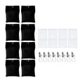 thumbnail image 1 of Siruishop 8 Pcs Poids pour Rideaux d'Extérieur Pratiques Robustes contre le Vent pour Patio Extérieur Noir, 1 of 8