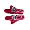 thumbnail image 3 of 2 Pcs Supports Durables de Frein de Vélo, Plaquettes, Chaussures, Blocs, Outils, Accessoires d'Extérieur, Rouge, 3 of 7