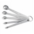 thumbnail image 1 of SharkTRUE Steel Mini Set Dash Pinch Smidgen Norpro MeasuRings DX Spoons Lot Q, 1 of 8