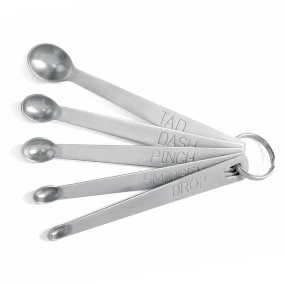 SharkTRUE Steel Mini Set Dash Pinch Smidgen Norpro MeasuRings DX Spoons Lot Q