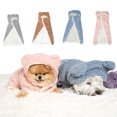 thumbnail image 1 of Vaidha Pet Cape Blanket Cape Blanket For Dogs Dog Cape Blanket Pet Robe Blanket Pet Clothing Warm Sleeping Blanket Wearable Dog Robes With Hood Suitable For Cats, 1 of 2