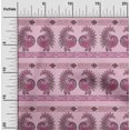 thumbnail image 1 of oneOone Polyester Lycra Fabric Peacock Block Print Fabric By Yard 56 Inch Wide, 1 of 4