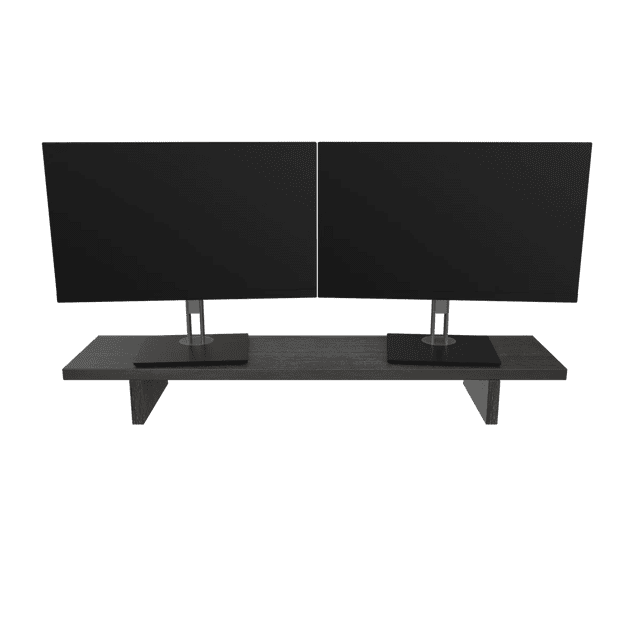 Desky Support pour Moniteur - Bambou Foncé