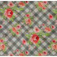 thumbnail image 4 of oneOone Coton Bio Popeline Sergé Feuilles & Motif Floral Imprimé BTY 42 Pouces de Large, 4 of 4