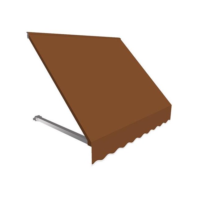 Awntech RR22-US-8TER Auvent Rétro pour Fenêtre et Entrée Dallas de 8,38 Pi, Terre Cuite - 31 x 24 Po