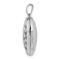 thumbnail image 2 of Médaillon en Or Blanc 14K 18mm Cœur avec Arbre, 2 of 2