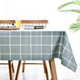 thumbnail image 3 of Fall Sunflower Vinyl Tablecloth Rectangle Plastic PVC Oilcloth Tablecloths Wipeable Table Cloth Cover for Foot Folding Tables Kitchen Dining Room Table Crafting x, 3 of 7