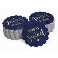 thumbnail image 2 of Inkdotpot 50 Pack Love Is Sweet Wedding Favor Paper Tags Craft Real Gold Foil Hang Tags, 2 of 6