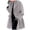 Grey, variant on Wyzesi Wool Trench Coat Womens Winter Wool Coat Trench Jacket Ladies Warm Slim Long Overcoat Outwear Black Leather Jacket Cropped Plus Size Long Winter Coats