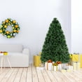 thumbnail image 1 of Costway 4Ft Pre-Lit Fiber Optic Artificial PVC Christmas Tree w/ Metal Stand, 1 of 9