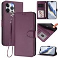 thumbnail image 1 of GANGXUN Wallet Case for iPhone 13 Pro Max – Magnetic Closure, RFID Blocking, Wrist Strap, Wireless Charging Compatible, 1 of 6