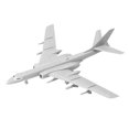 thumbnail image 3 of lionlar Chinois H6K Avion Modèle Présentoir 1/144 Simulation Ornement Modèle de Combattant, 3 of 9