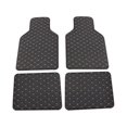 thumbnail image 1 of Maytalsory 4 Pcs Tapis de Sol pour Voiture Doublure Automobile Tapis de Pied Lavable Réutilisable Noir, 1 of 6