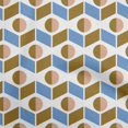 thumbnail image 1 of oneOone Polyester Spandex Light Blue Fabric Geometric Craft Projects Decor Fabric Printed By The Yard 56 Inch Wide, 1 of 4