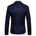 thumbnail image 4 of Blazer for Men, Men Casual Solid Fashion Button Blazer Suit Back Long Sleeves Jacket, 4 of 4