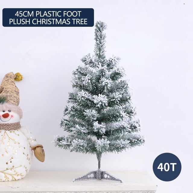 Cagogo under $5 Flocked Christmas Tree, Flocked Christmas Tree with Snow Effect, Modern Holiday Home Decor, Easy Assembly Christmas Tree, Festive Season Decoration, Family Christmas Celebration Tree