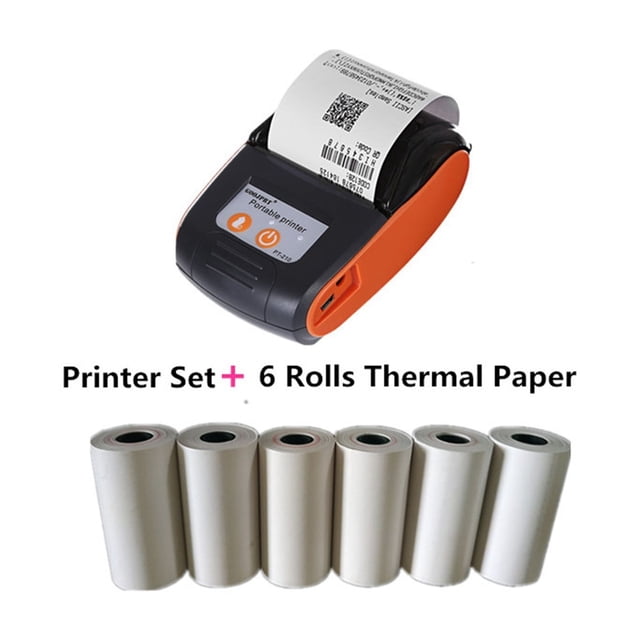Portable Thermal BT 4.0 Receipt Printer Mini Printer Mobile 58mm Machine Taxi Printer ,Easy to Use