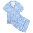 thumbnail image 3 of WEAIXIMIUNG Kid DIY Hand Painted Homewear Set Colouring Pajama Sets For And Girl Can Play With And Wea 160, 3 of 5
