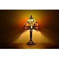 thumbnail image 4 of Tiffany Style Lamp Dragonfly Table Desk Lamp Bedside LED Lamp Bedroom Stained-Glass 14.5'' Height Multi-color, 4 of 4
