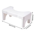 thumbnail image 3 of Boovnll Toilet Stool Squatting Poop Stool Bathroom Potty Step Stool Toilet Assistance Steps Step Stool Fits All Toilets Detachable Stackable, 3 of 8