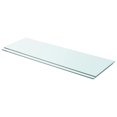 thumbnail image 1 of vidaXL Shelves 2 pcs Panel Glass Clear 90x30 cm, 1 of 2