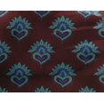thumbnail image 4 of oneOone Georgette Viscose Fabric Floral Block Print Fabric By The Yard 42 Inch Wide, 4 of 4