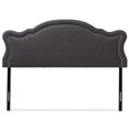 thumbnail image 3 of Baxton Studio Avery Modern and Contemporary Dark Grey Fabric Queen Size Headboard, 3 of 6