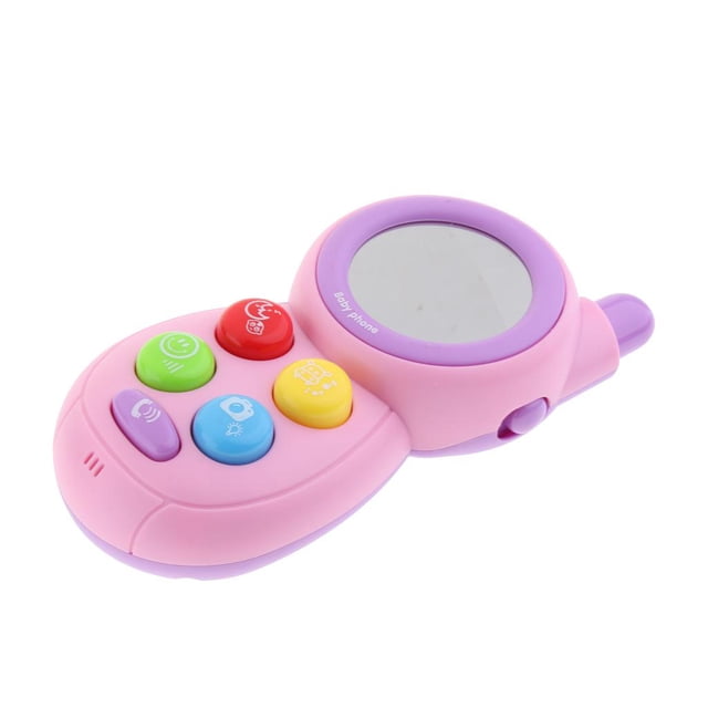 HILABEE Electric Baby Mobile Phone Educational Learning Toys Music Machine Fun Games Pink