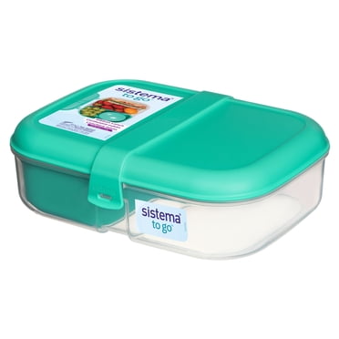 Sistema To Go Split Lunch Box, 1.1 L, Colour May Vary