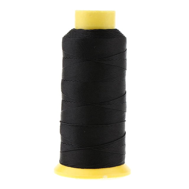 200 Meters Bonded Nylon Sewing Thread for Upholstery Leather High Quality Black