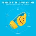 thumbnail image 4 of Restored Beats Solo3 Wireless On-Ear Headphones - W1 Chip, Class 1 Bluetooth, 40 Hours of Listening Time, Built-In Microphone and Controls - (Club Yellow), 4 of 7
