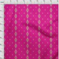 thumbnail image 3 of oneOone Polyester Lycra Fabric Stripe & Swirl Ikat Printed Fabric 1 Yard 56 Inch Wide, 3 of 4