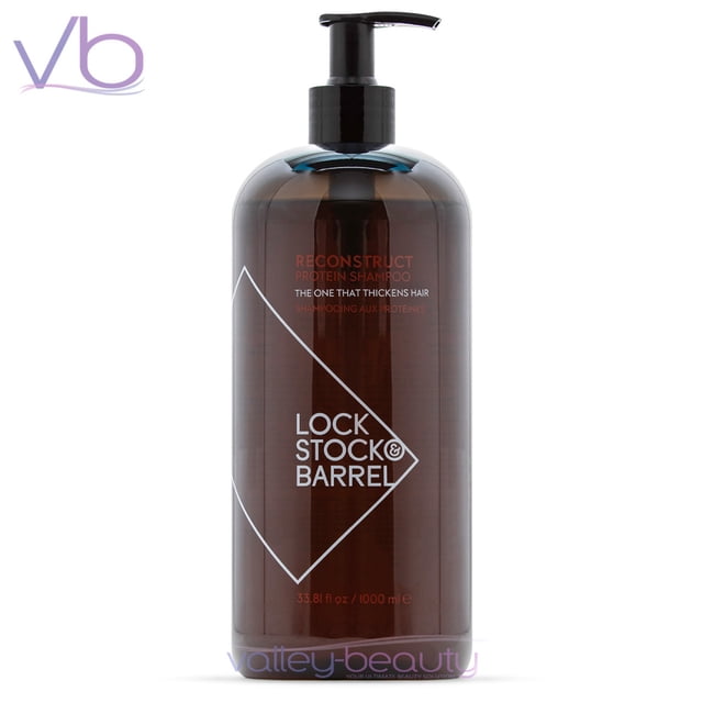 Lock Stock & Barrel Reconstruct Thickening and Strengthening Shampoo with Pump, 1000ml