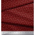 thumbnail image 3 of Soimoi polyester Crepe Fabric Cosmos Floral Fabric Prints By Yard 52 Inch Wide, 3 of 3