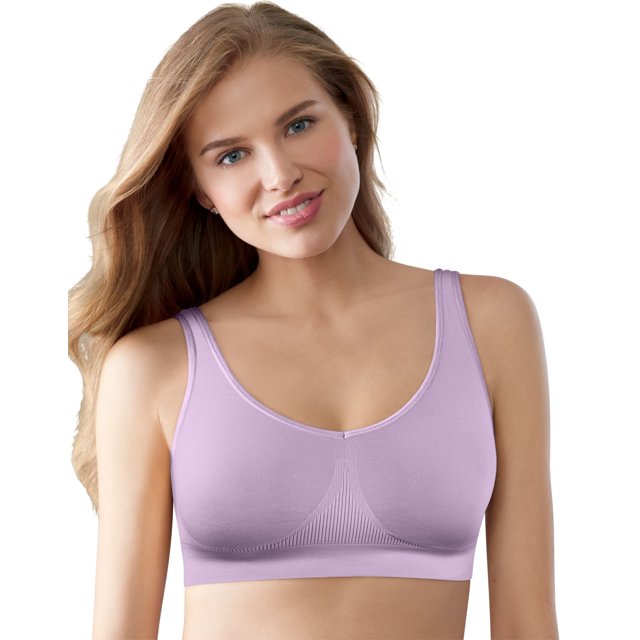 Bali Womens One Smooth All Around Smoothing Bralette, S, Morning Orchid