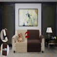 thumbnail image 2 of Housse de Protection Réversible pour Meubles de Chiens et Chats Chaise Marine/gris, 2 of 5