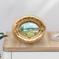 thumbnail image 3 of jifeng Antique Photo Frame Glass Floating Vintage Oval, 3 of 7