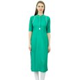 thumbnail image 1 of Phagun Kurti à Col Mandarin pour Femmes Tunique Ethnique Indienne Haut Kurta en Rayonne pour Dames, 1 of 7
