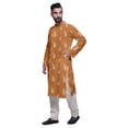 thumbnail image 2 of Atasi Kurta-Pyjama Long en Coton Imprimé pour Hommes, Kurta-Pyjama Décontracté de Designer, Vêtements, 2 of 5