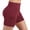 Wine#white bermuda shorts women, variant on Moxiu Women's Biker Shorts with Pockets High Waisted Spandex Workout Running Yoga Gym Lightweight Summer Fitness Stretchy Shorts Beige,L
