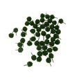 thumbnail image 1 of fastboy 50 Pieces Exquisite Ball Shaped Model Trees DIY Landscape Scenery N Scale Green 1Set, 1 of 6