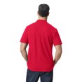 thumbnail image 2 of Gildan G648 Polo Piqué Double Softstyle pour Hommes - Rouge - 4TG, 2 of 2
