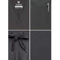 thumbnail image 4 of Adar Addition Go-Everyday Scrub Set for Men - Stylish Scrub Top & Cargo Scrub Pants - A9800 - Pewter - XL, 4 of 7