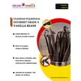 thumbnail image 1 of Ugandan Vanilla Beans Grade A (50 Beans) - For Baking, Vanilla Extract & Desserts - Non-GMO, 1 of 1