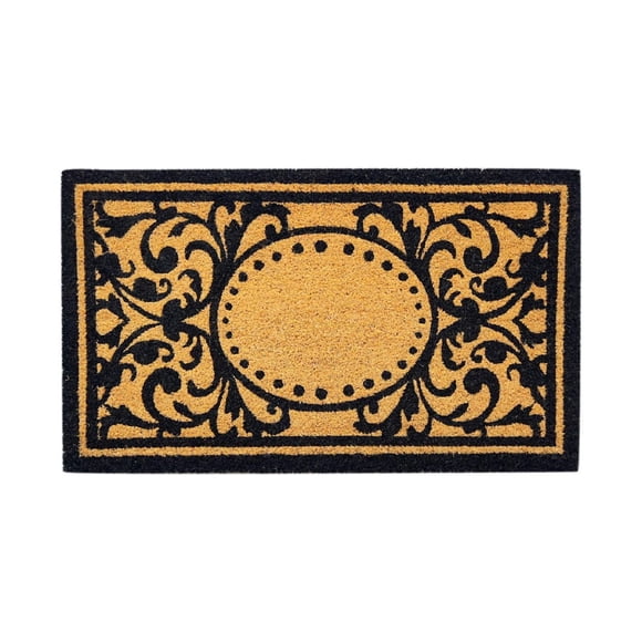 Home Décor Inc. Grand Coir Doormat – Durable, Natural Fiber, Anti-Skid Backing