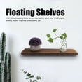 thumbnail image 3 of Herwey Wall Mounted Storage Shelves Floating Shelf Wood Storage Rack Display Organizer for Home Living Room, 3 of 8
